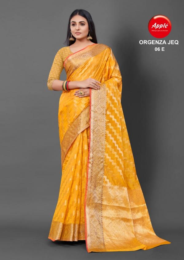 Apple Organza Jeq 6 Fancy Saree Collection